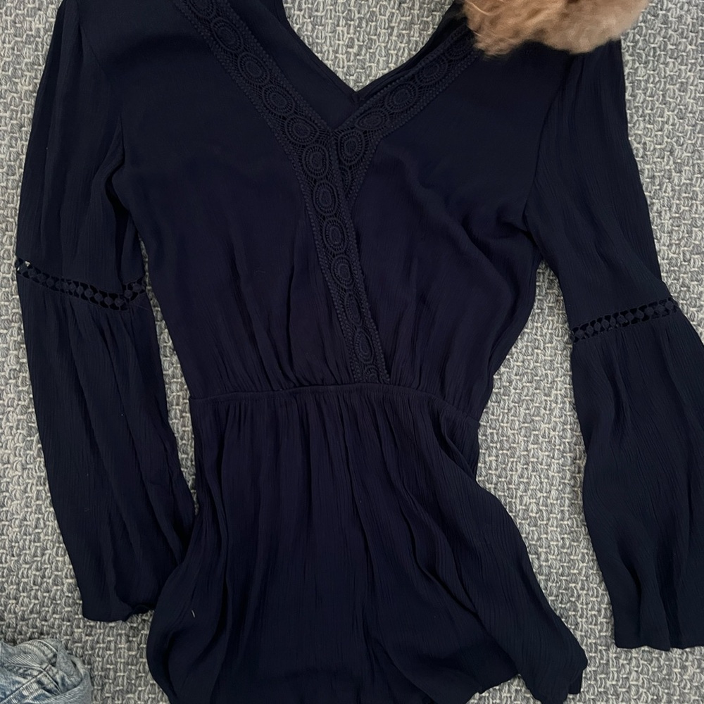NWT Navy romper